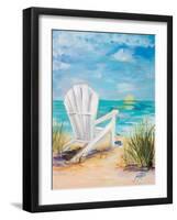 Relax in the Beach Breeze-Julie DeRice-Framed Art Print