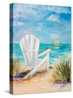 Relax in the Beach Breeze-Julie DeRice-Stretched Canvas