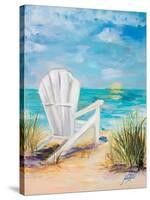 Relax in the Beach Breeze-Julie DeRice-Stretched Canvas