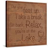 Relax Lake-Lauren Gibbons-Stretched Canvas