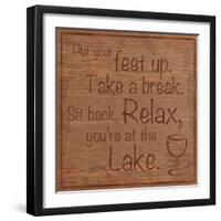 Relax Lake-Lauren Gibbons-Framed Art Print