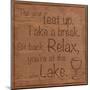 Relax Lake-Lauren Gibbons-Mounted Art Print