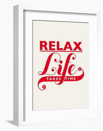 Relax, Life Takes Time-Hannes Beer-Framed Art Print