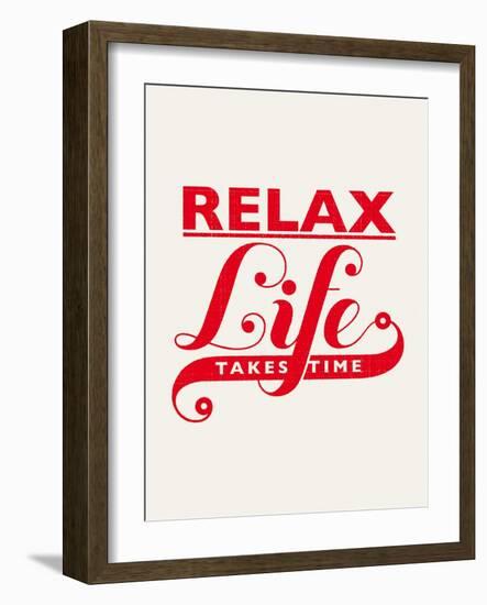 Relax, Life Takes Time-Hannes Beer-Framed Art Print