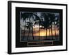 Relax - Palm Trees on Beach-Unknown Unknown-Framed Photo