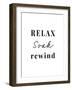 Relax & Rewind-Joni Whyte-Framed Giclee Print