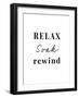 Relax & Rewind-Joni Whyte-Framed Giclee Print