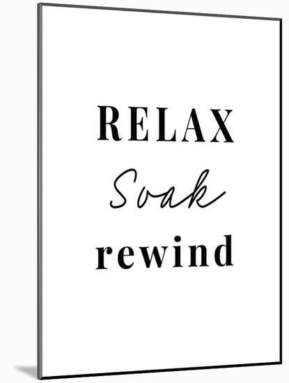 Relax & Rewind-Joni Whyte-Mounted Giclee Print