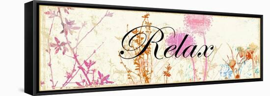 Relax Wildflowers-Anna Polanski-Framed Stretched Canvas