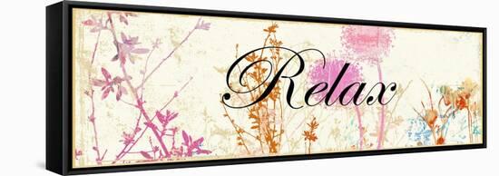 Relax Wildflowers-Anna Polanski-Framed Stretched Canvas