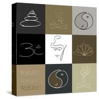 Relax!!!-Christine Ganz-Stretched Canvas