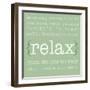 Relax-Anna Quach-Framed Art Print