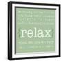 Relax-Anna Quach-Framed Art Print