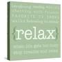 Relax-Anna Quach-Stretched Canvas