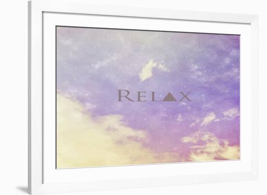 Relax-Vintage Skies-Framed Giclee Print