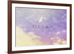 Relax-Vintage Skies-Framed Giclee Print