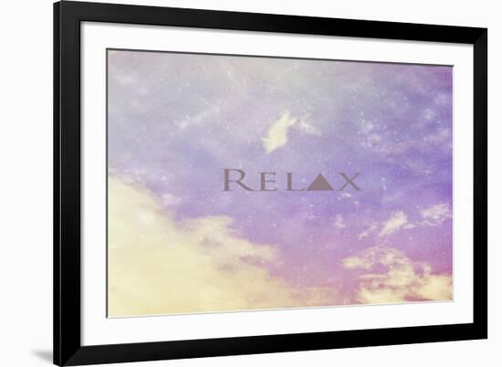 Relax-Vintage Skies-Framed Giclee Print