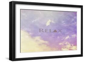 Relax-Vintage Skies-Framed Giclee Print