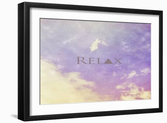 Relax-Vintage Skies-Framed Premium Giclee Print