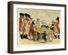 Relaxation at the Palais-Royal-null-Framed Giclee Print