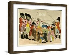 Relaxation at the Palais-Royal-null-Framed Giclee Print