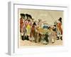 Relaxation at the Palais-Royal-null-Framed Giclee Print