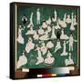 Relaxation. La Haute Societe En Chapeau Haut De Forme. (Relaxing. High Society in Top Hats). Scene-Kazimir Severinovich Malevich-Framed Stretched Canvas