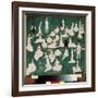 Relaxation. La Haute Societe En Chapeau Haut De Forme. (Relaxing. High Society in Top Hats). Scene-Kazimir Severinovich Malevich-Framed Giclee Print