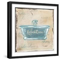 Relaxation Shells-Jace Grey-Framed Art Print