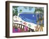 Relaxing At The Beach-Cindy Wider-Framed Giclee Print