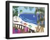 Relaxing At The Beach-Cindy Wider-Framed Giclee Print