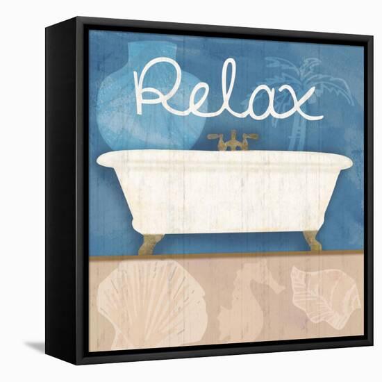 Relaxing Bath-Lauren Gibbons-Framed Stretched Canvas