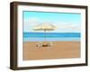 Relaxing Coastal Experience-Renel Peters-Framed Art Print