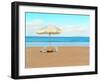 Relaxing Coastal Experience-Renel Peters-Framed Art Print