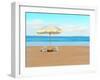 Relaxing Coastal Experience-Renel Peters-Framed Art Print