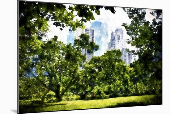 Relaxing day at Central Park-Philippe Hugonnard-Mounted Giclee Print