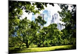 Relaxing day at Central Park-Philippe Hugonnard-Mounted Giclee Print