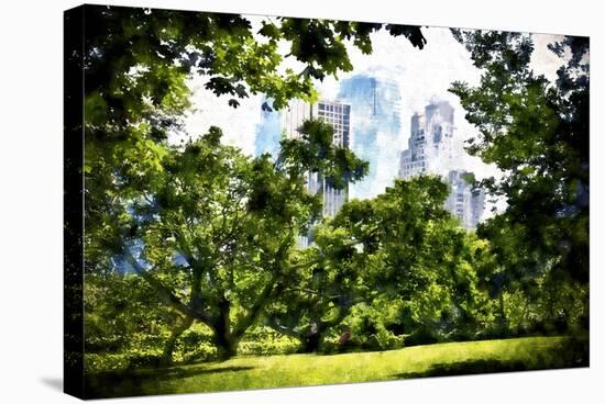 Relaxing day at Central Park-Philippe Hugonnard-Stretched Canvas