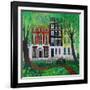 Relaxing in Berkley Square, 2016-Lisa Graa Jensen-Framed Giclee Print