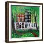 Relaxing in Berkley Square, 2016-Lisa Graa Jensen-Framed Giclee Print