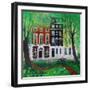 Relaxing in Berkley Square, 2016-Lisa Graa Jensen-Framed Giclee Print