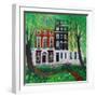 Relaxing in Berkley Square, 2016-Lisa Graa Jensen-Framed Giclee Print