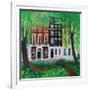 Relaxing in Berkley Square, 2016-Lisa Graa Jensen-Framed Giclee Print