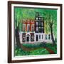 Relaxing in Berkley Square, 2016-Lisa Graa Jensen-Framed Giclee Print