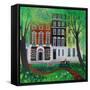 Relaxing in Berkley Square, 2016-Lisa Graa Jensen-Framed Stretched Canvas