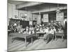 Relaxing in the Social Hall, Cosway Street Evening Institute for Women, London, 1914-null-Mounted Photographic Print