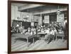 Relaxing in the Social Hall, Cosway Street Evening Institute for Women, London, 1914-null-Framed Photographic Print