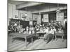 Relaxing in the Social Hall, Cosway Street Evening Institute for Women, London, 1914-null-Mounted Premium Photographic Print