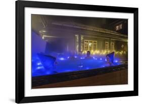 Relaxing oudoor Jacuzzi Meraker Lodge Norway Europe-ClickAlps-Framed Photographic Print