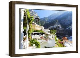 Relaxing Positano Morning, Italy-George Oze-Framed Photographic Print